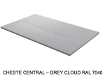Bac douche drainage central, discret et design, Largeur 100 à 210 cm x l. 70 à 120 cm Fabrication sur mesure en résine anti glissant, finition misse, 10 couleurs, Livraison offerte